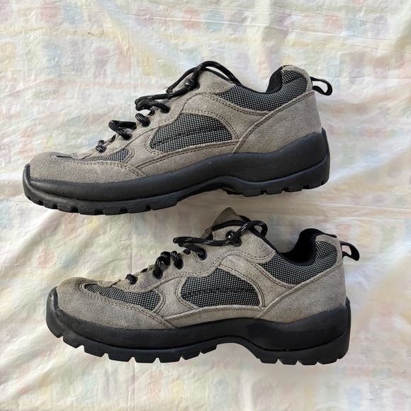 Land\'s End Black & Gray Trail Trekker Shoes SZ 7 Worn 1X Indoors main image 13